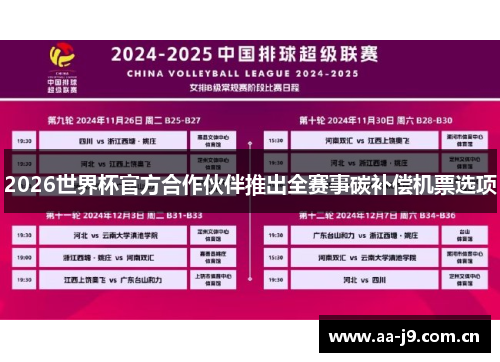 2026世界杯官方合作伙伴推出全赛事碳补偿机票选项